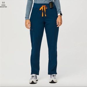 Figs Deep Reef High Waisted Yola Skinny Scrub Pant